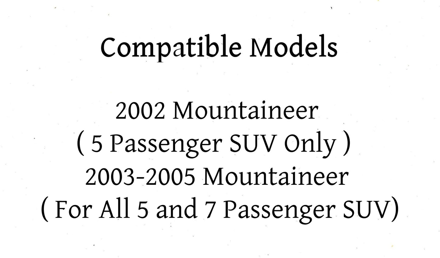 Heated Back Tailgate Window Back Glass Compatible with Mercury Mountaineer 2002 5 Passenger Models Only/ 2003-2005 All Models
