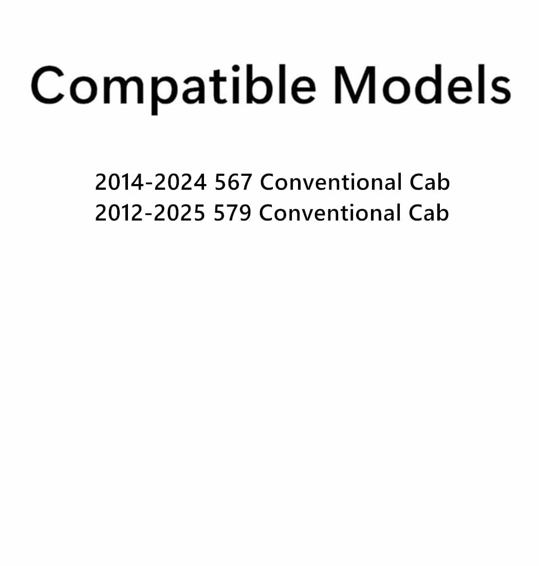 Rear Back Window Back Glass Compatible with Peterbilt 579 2012-2025 / 567 2014-2024 Models