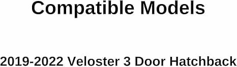 Tempered Passenger Right Side Rear Door Window Door Glass Compatible with Hyundai Veloster 2019-2022 Models