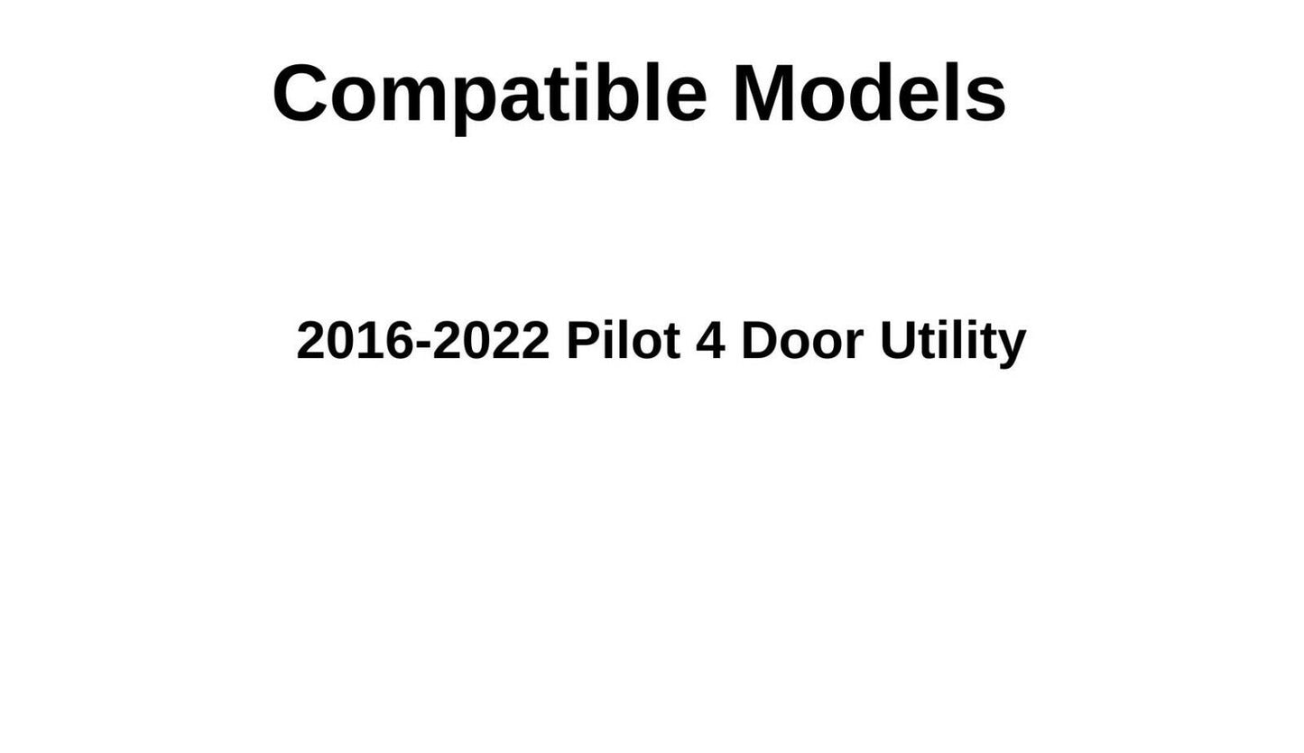 Tempered Passenger Right Side Quarter Window Quarter Glass Compatible with Honda Pilot 2016-2022 Models