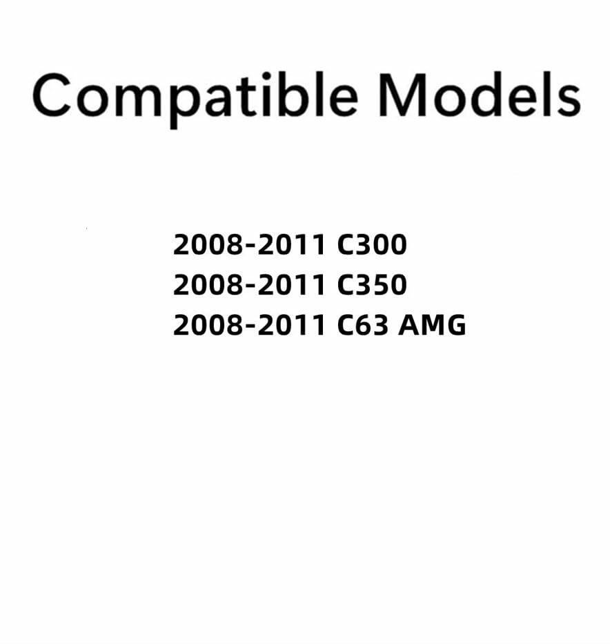 Passenger Right Side Rear Vent Window Vent Glass Compatible with Mercedes Benz C300 C350 C63AMG Sedan 2008-2011 Models