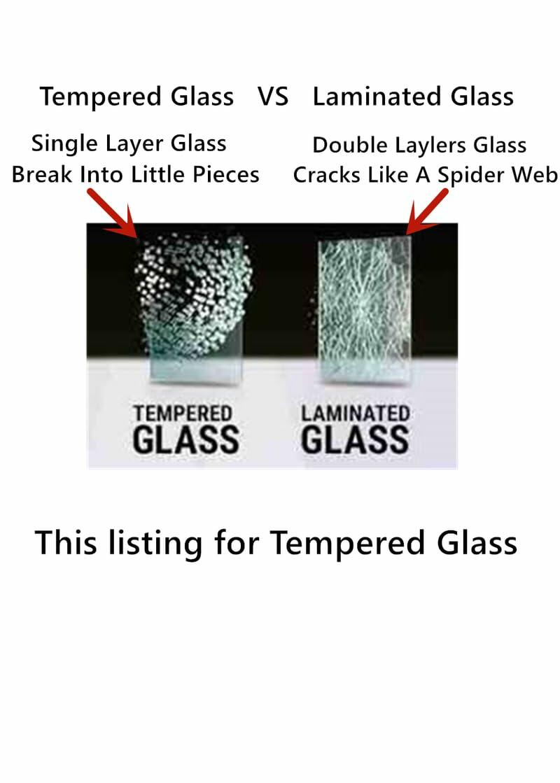 Tempered Passenger Right Side Rear Door Window Door Glass Compatible with Alfa Romeo Giulia 2017-2025 Models