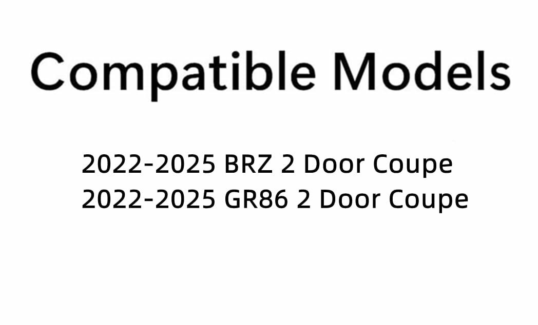 Heated Rear Back Window Back Glass Compatible with Subaru BRZ / Toyota GR86 2022-2025 Models