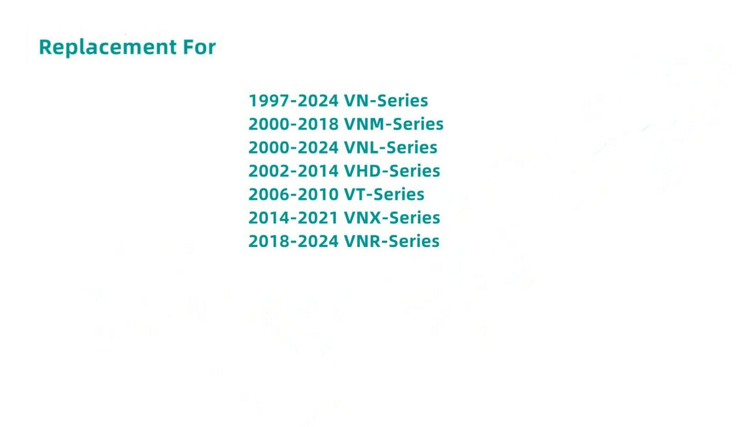 Back Window Back Glass Compatible with Volvo VHD VN VNL VNR VNX VT Series Conventional Cab 1997-2024 Models
