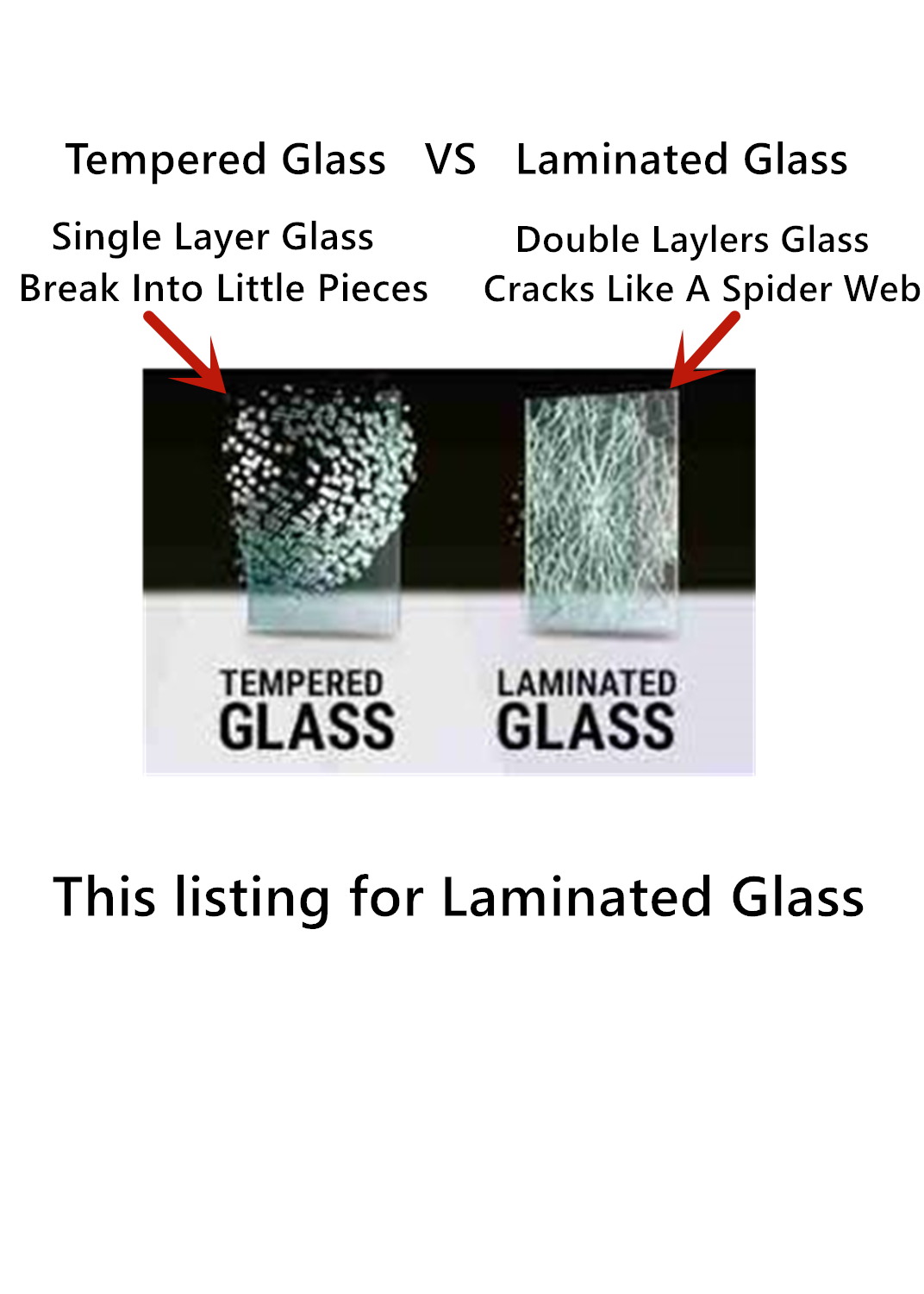 Laminated Driver Left Side Front Door Window Door Glass Compatible with Cadillac CTS 4 Door Sedan 2014-2019 Models/ CTS-V 4 Door Sedan 2016-2019 Models