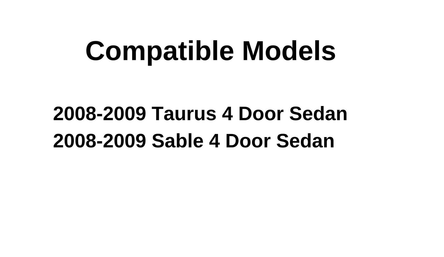 Passenger Right Side Rear Door Window Door Glass Compatible with Ford Five Hundred 2005-2007 & Taurus 2008-2009/Mercury Montego 2005-2007 & Sable 2008-2009 4 Door Sedan Models