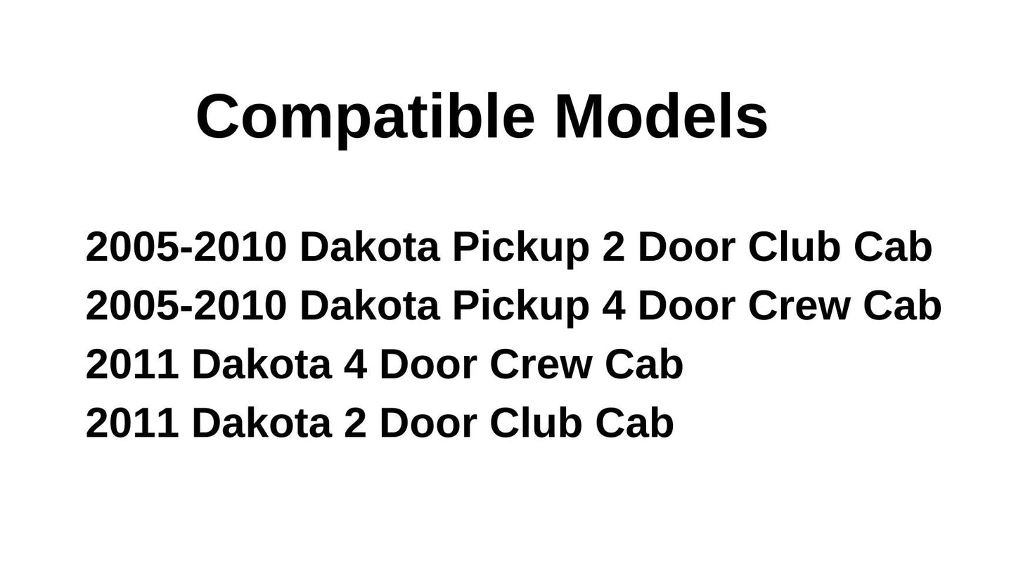 Passenger Right Side Front Door Window Door Glass Compatible with Dodge Dakota 2005-2010 Models/Ram Dakota 2011 /Mitsubishi Raider 2006-2010 Models
