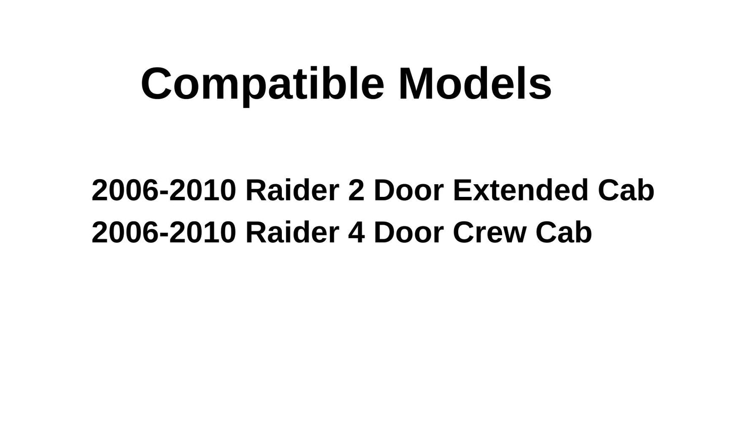 Driver Left Side Front Door Window Door Glass Compatible with Mitsubishi Raider 2006-2010 Models