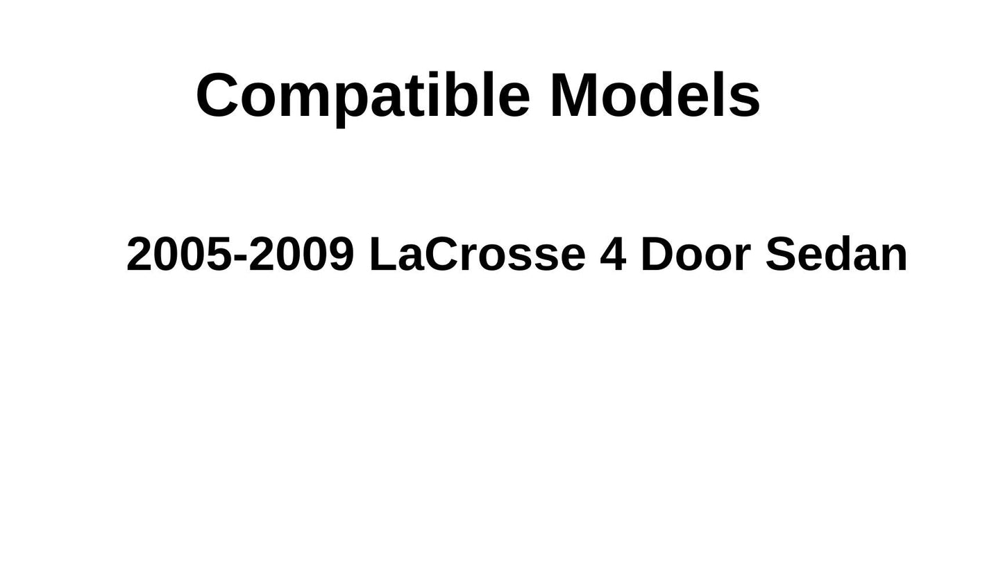 Driver Left Side Front Door Window Door Glass Laminated Compatible with Buick Lacrosse 4 Door Sedan 2005-2009 Models