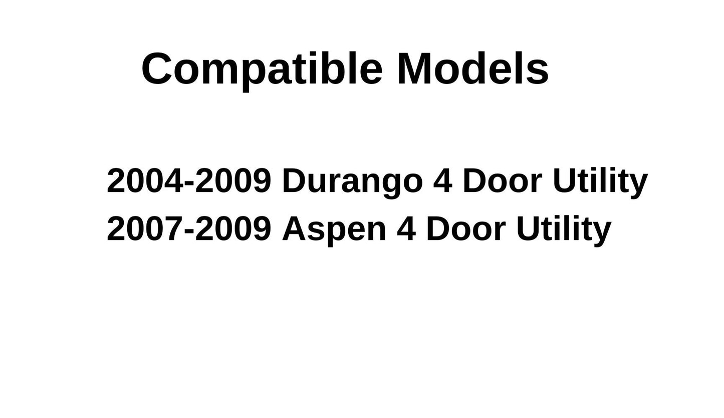Driver Left Side Front Door Window Door Glass Compatible with Dodge Durango/Chrysler Aspen 2004-2009 Models