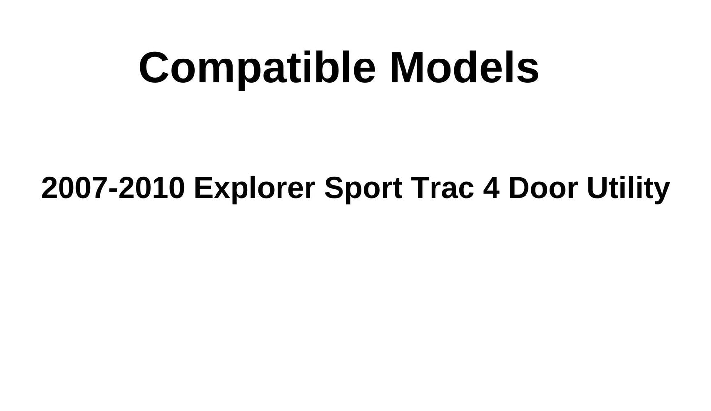 OEM Back Tailgated Window Back Glass Compatible with Ford Explorer Sport Trac 2007-2010 Models