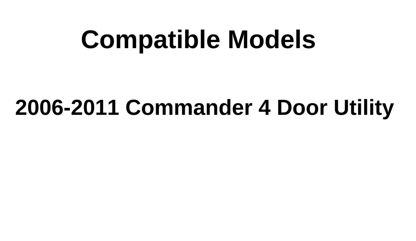 Driver Left Side Front Door Window Door Glass Compatible with Jeep Commander 2006-2011 Models