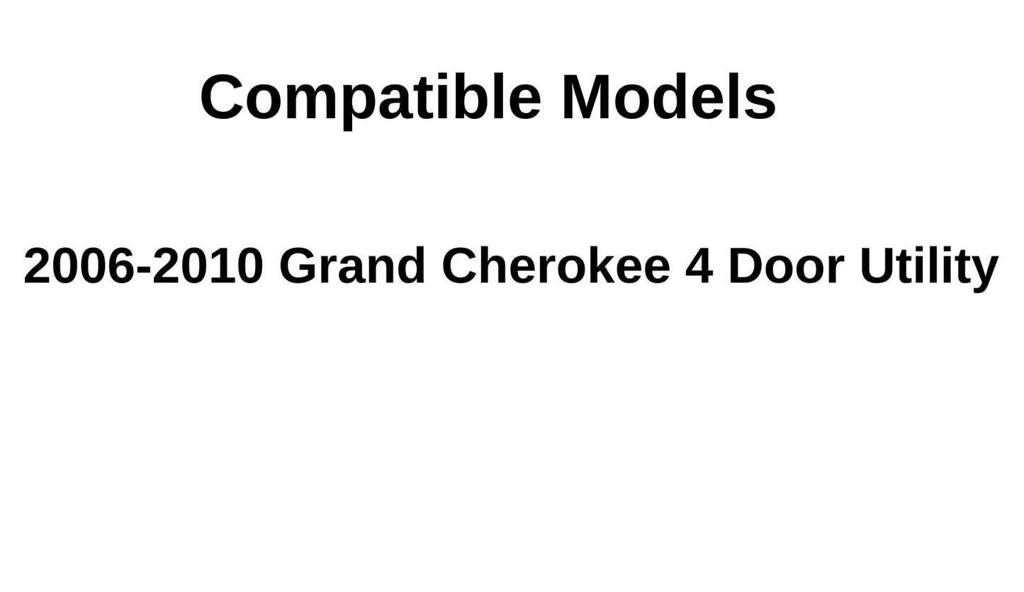Passenger Right Side Front Door Window Door Glass Compatible with Jeep Grand Cherokee 2006-2010 Models