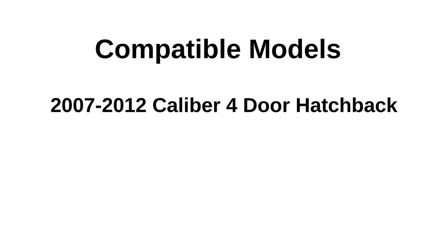 OE Driver Left Side Rear Quarter Glass Quarter Window Compatible with Ford Focus 4 Door Sedan 2008-2011 Models