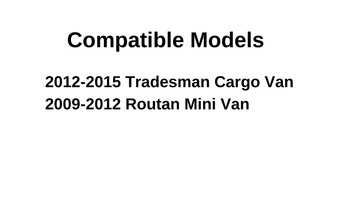 Passenger Right Side Front Door Window Door Glass Compatible with Volkswagen Routan Mini Van 2009-2012 Models/Ram Tradesman Cargo Van 2012-2015 Models
