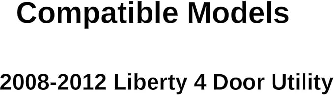 Passenger Right Side Rear Vent Window Vent Glass Compatible with Jeep Liberty 2008-2012 Models