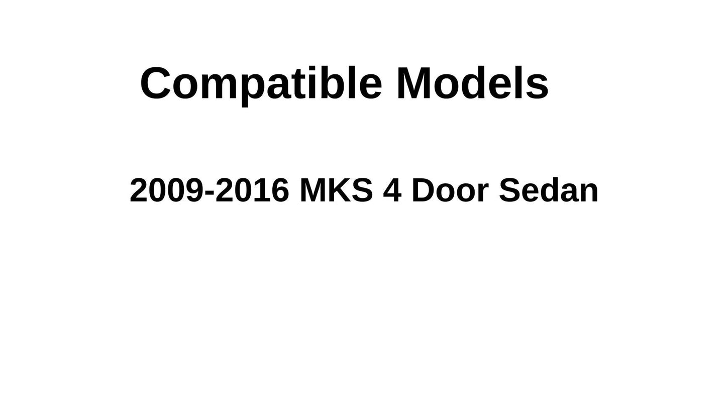 Passenger Right Side Rear Door Window Door Glass Compatible with Lincoln MKS 2009-2016 Models