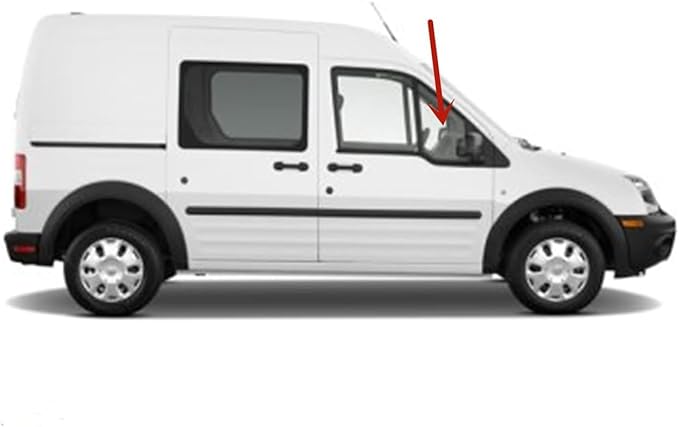 Passenger Right Front Vent Window Vent Glass Compatible with Ford Transit Connect Van 2010-2013 Models