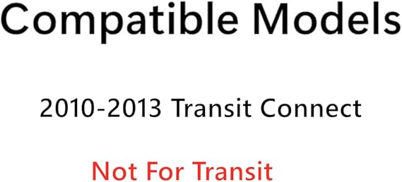 Back Window Back Glass Driver Left Side Compatible with Ford Transit Connect 2010-2013 Models