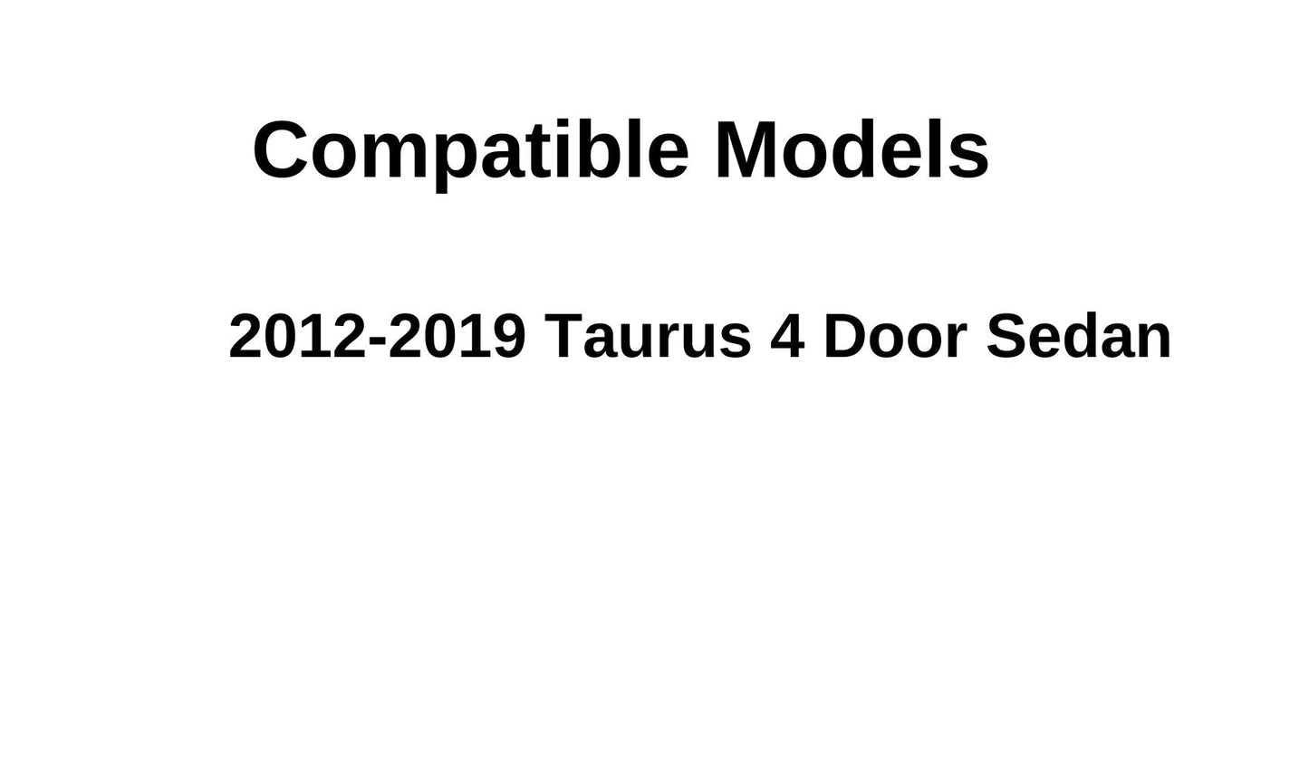 Heated Rear Back Window Back Glass Compatible with Ford Taurus 2012-2019 Models