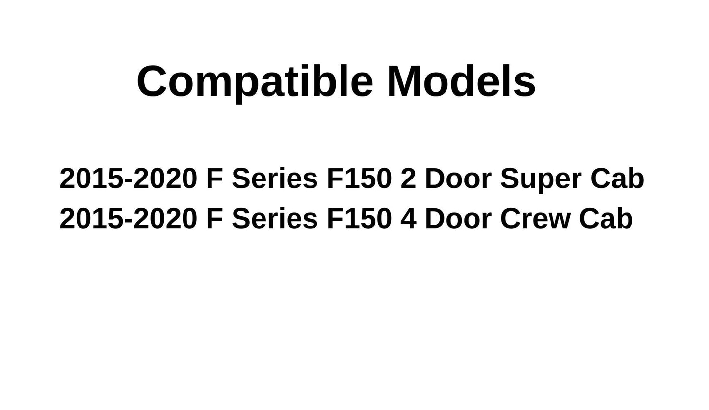 Heated Power Back Slider Back Window Back Glass Privacy Compatible with Ford F-Series F150 Pickup 2015-2020 Models