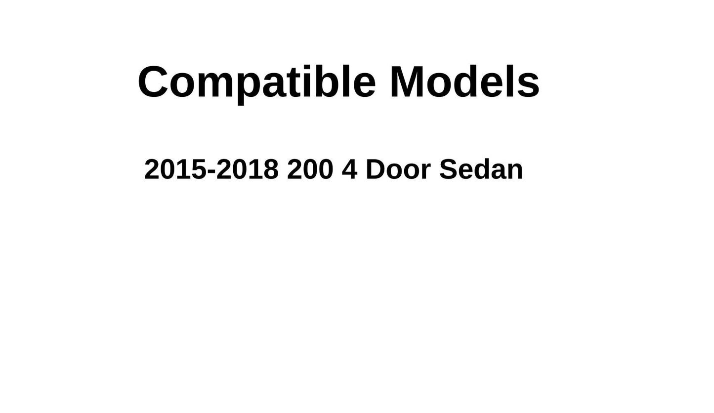 Laminated Passenger Right Side Front Door Window Door Glass Compatible with Chrysler 200 4 Door Sedan 2015-2018 Models