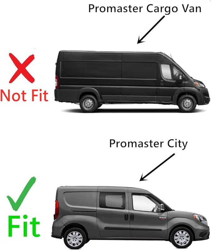Passenger Right Side Front Door Window Door Glass Compatible with Ram Promaster City Van 2015-2022 Models