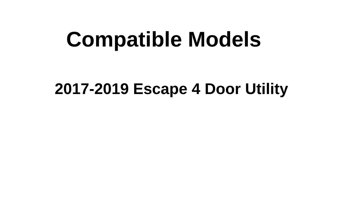 OE Back Window Back Glass Compatible with Ford Escape 2017-2019 Models