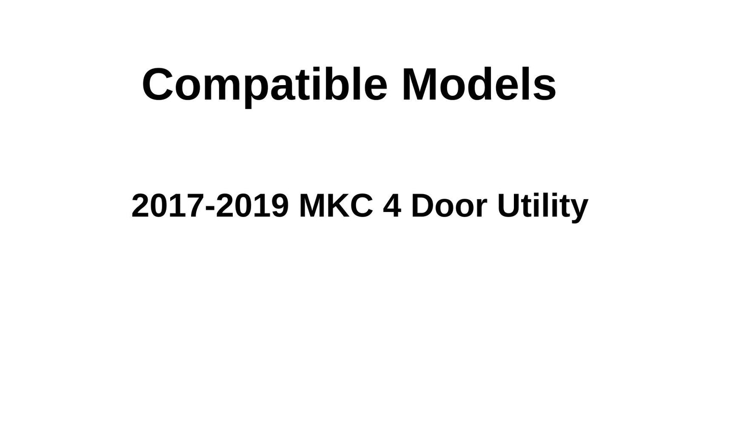 Privacy Heated Back Tailgate Window Back Glass Compatible with Lincoln MKC 2017-2019 Models