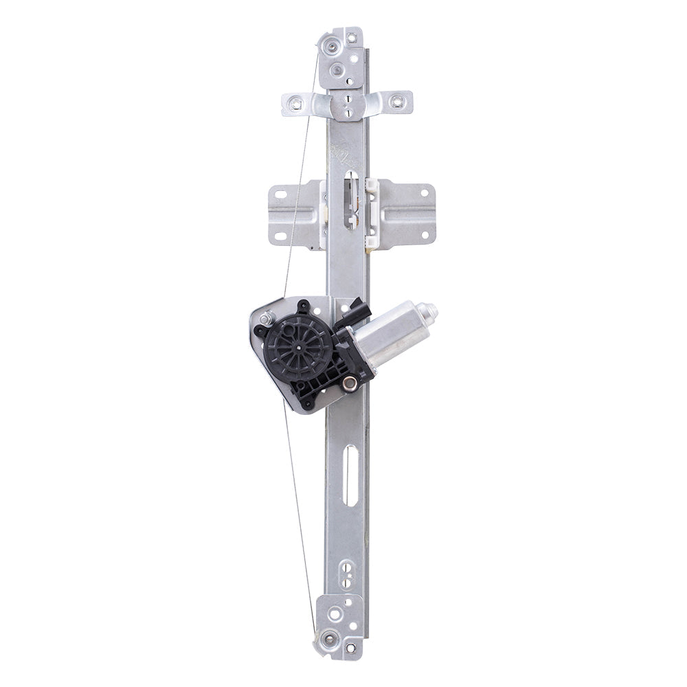 Front Driver Side Power Window Regulator with Motor-2 Pin Connector Without One Touch Compatible with 07-12 Acadia