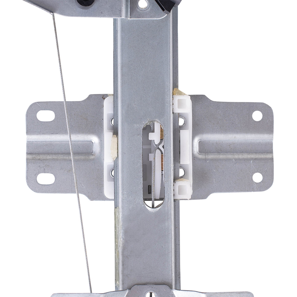 Front Driver and Passenger Side Power Window Regulator with Motor-2 Pin Connector Without One Touch Set Compatible with 07-12 Acadia