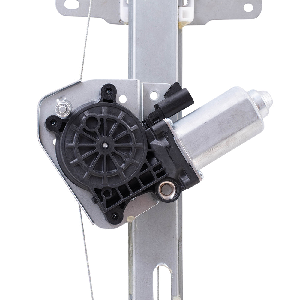 Front Driver Side Power Window Regulator with Motor-2 Pin Connector Without One Touch Compatible with 07-12 Acadia