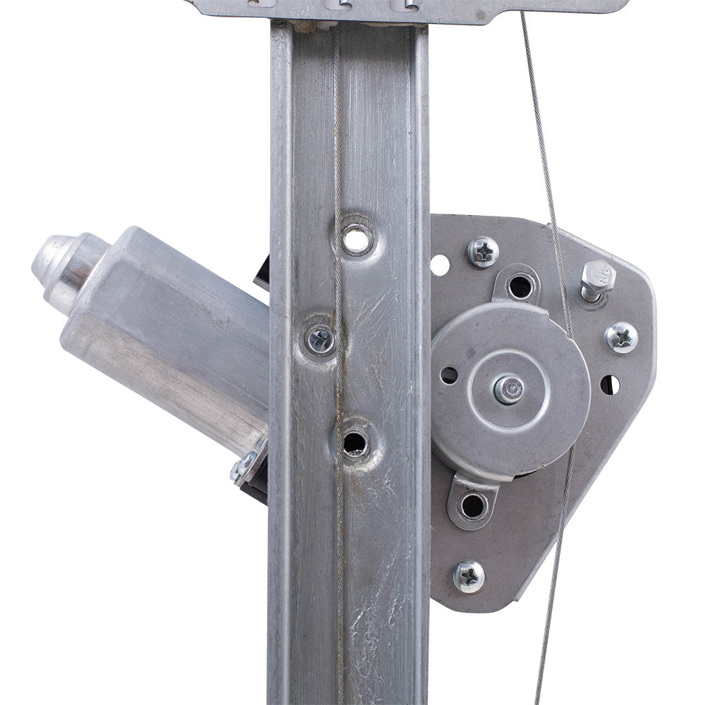 Front Driver Side Power Window Regulator with Motor-2 Pin Connector Without One Touch Compatible with 07-12 Acadia