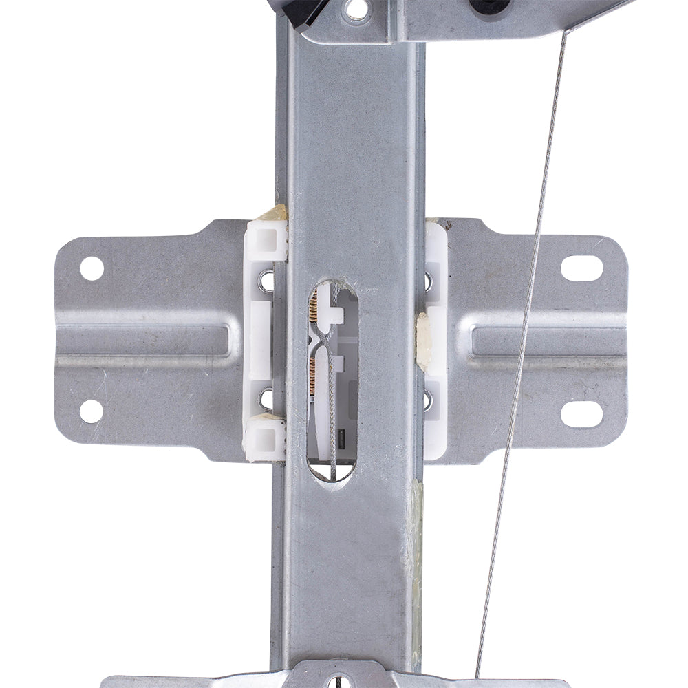 Front Driver Side Power Window Regulator with Motor-2 Pin Connector Without One Touch Compatible with 07-12 Acadia