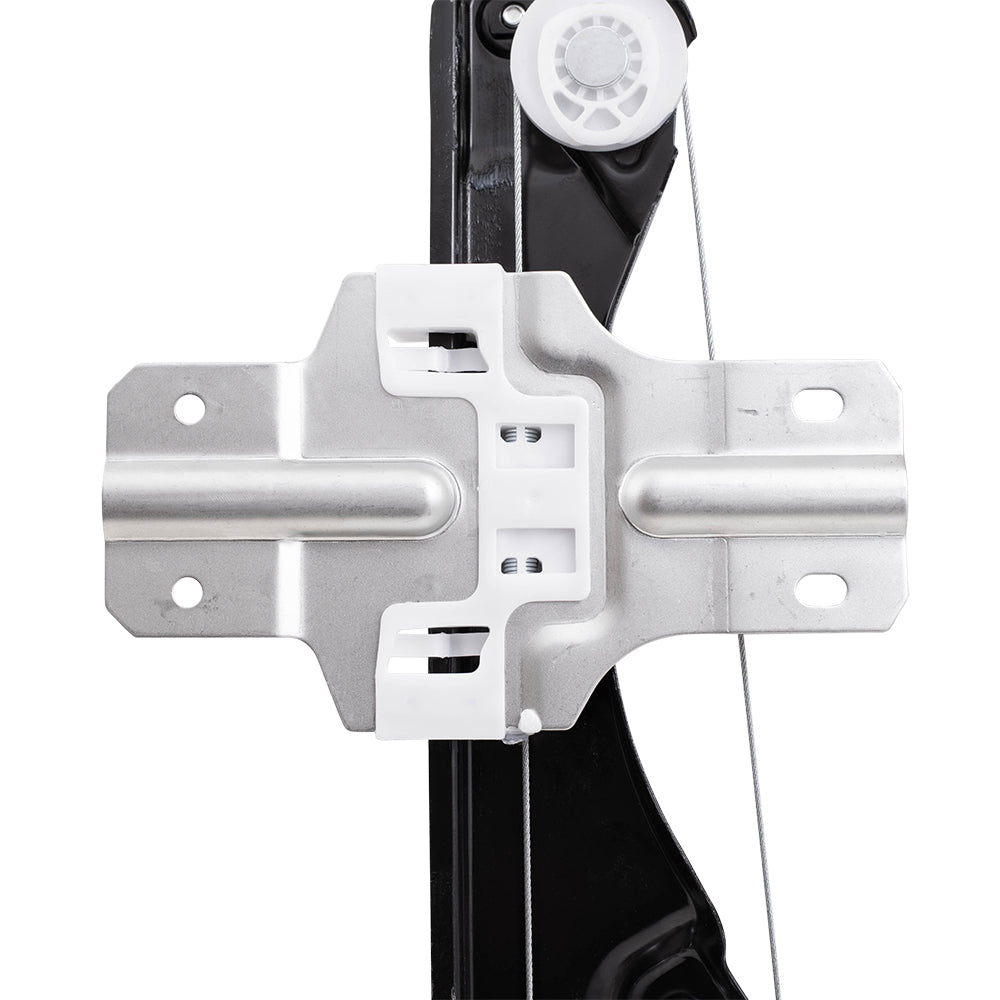 Front Driver and Passenger Side Power Window Regulators with Motor-2 Pin Connector Compatible with 2013-2016 Acadia/ 2017 Acadia Limited/ 2013-2017 Traverse