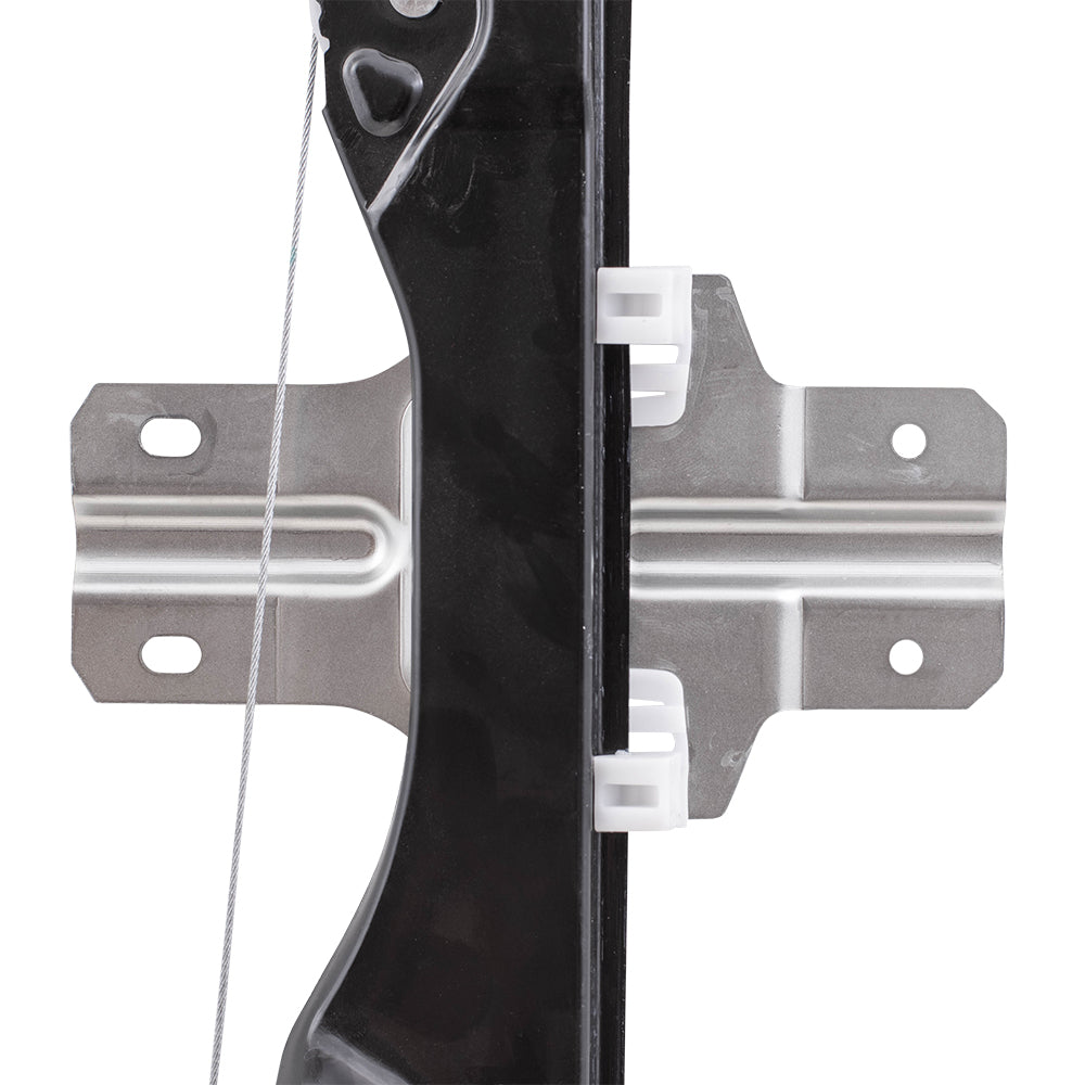 Front Driver and Passenger Side Power Window Regulators with Motor-2 Pin Connector Compatible with 2013-2016 Acadia/ 2017 Acadia Limited/ 2013-2017 Traverse