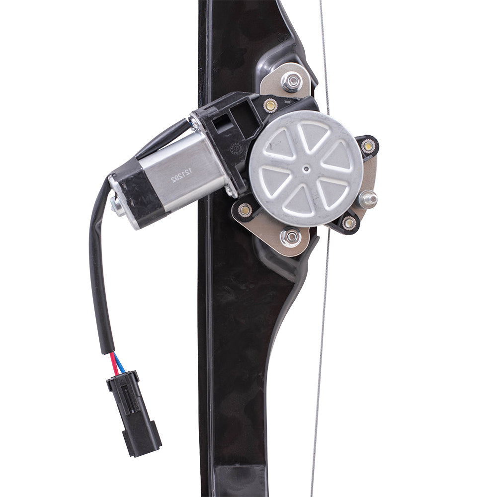 Front Driver Side Power Window Regulator with Motor-2 Pin Connector Compatible with 2013-2016 Acadia/ 2017 Acadia Limited/ 2013-2017 Traverse