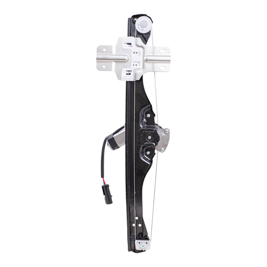 Rear Driver and Passenger Side Power Window Regulators with Motor Compatible with 2013-2016 Acadia/ 2017 Acadia Limited/ 2013-2017 Traverse/ 2013-2017 Enclave