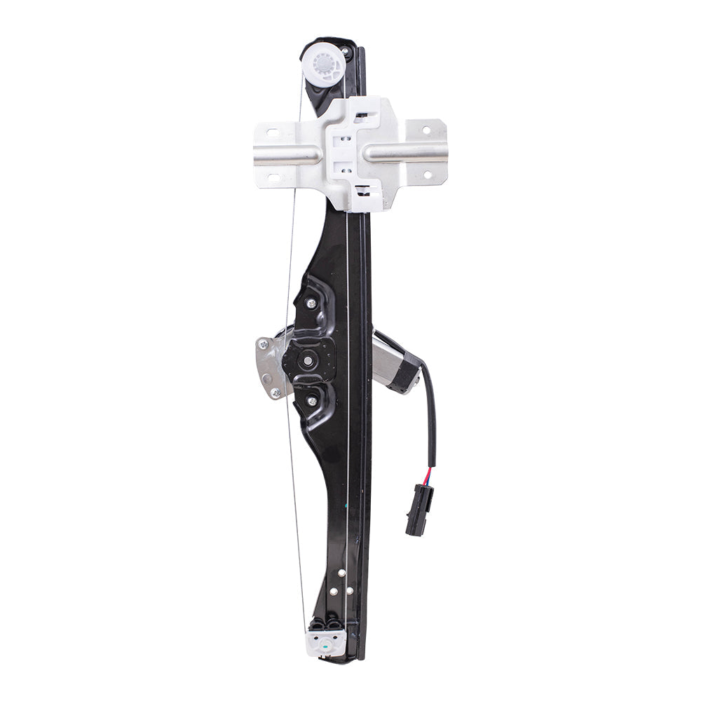 Rear Driver Side Power Window Regulator with Motor Compatible with 2013-2016 Acadia/ 2017 Acadia Limited/ 2013-2017 Traverse/ 2013-2017 Enclave