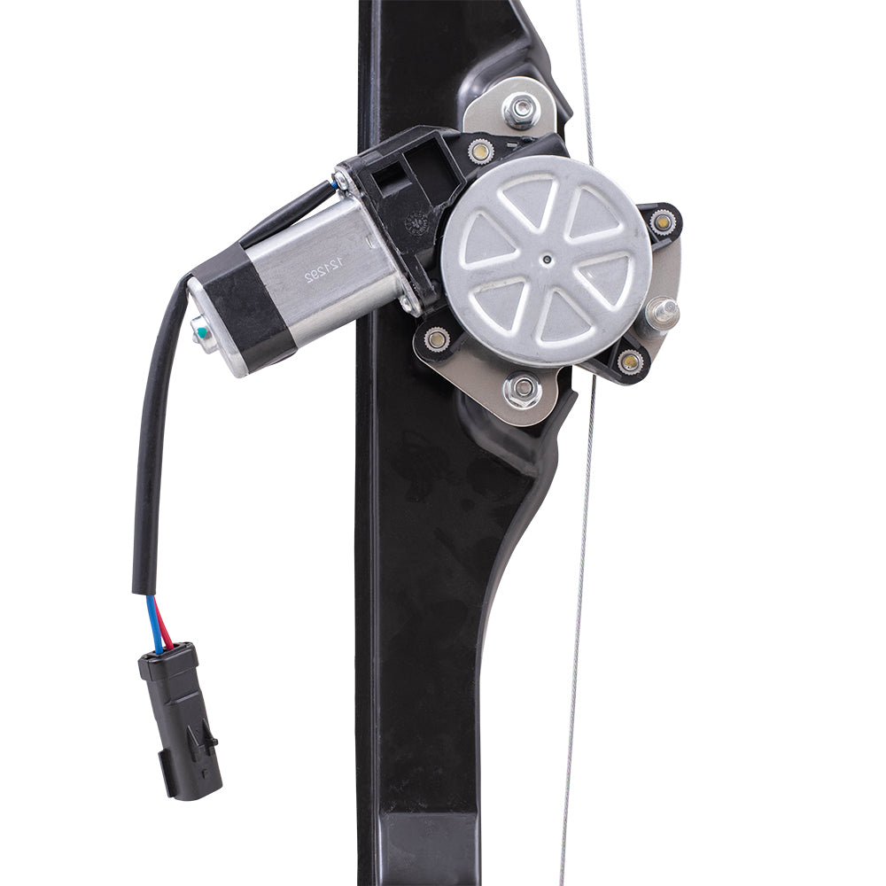 Rear Driver Side Power Window Regulator with Motor Compatible with 2013-2016 Acadia/ 2017 Acadia Limited/ 2013-2017 Traverse/ 2013-2017 Enclave
