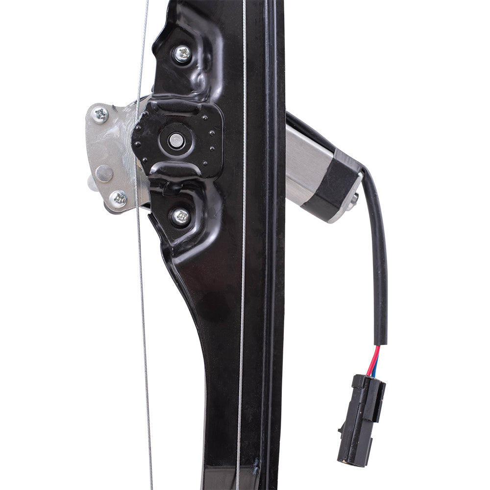 Rear Driver Side Power Window Regulator with Motor Compatible with 2013-2016 Acadia/ 2017 Acadia Limited/ 2013-2017 Traverse/ 2013-2017 Enclave