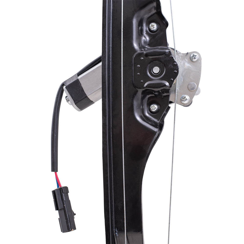 Rear Passenger Side Power Window Regulator with Motor Compatible with 2013-2016 Acadia/ 2017 Acadia Limited/ 2013-2017 Traverse/ 2013-2017 Enclave