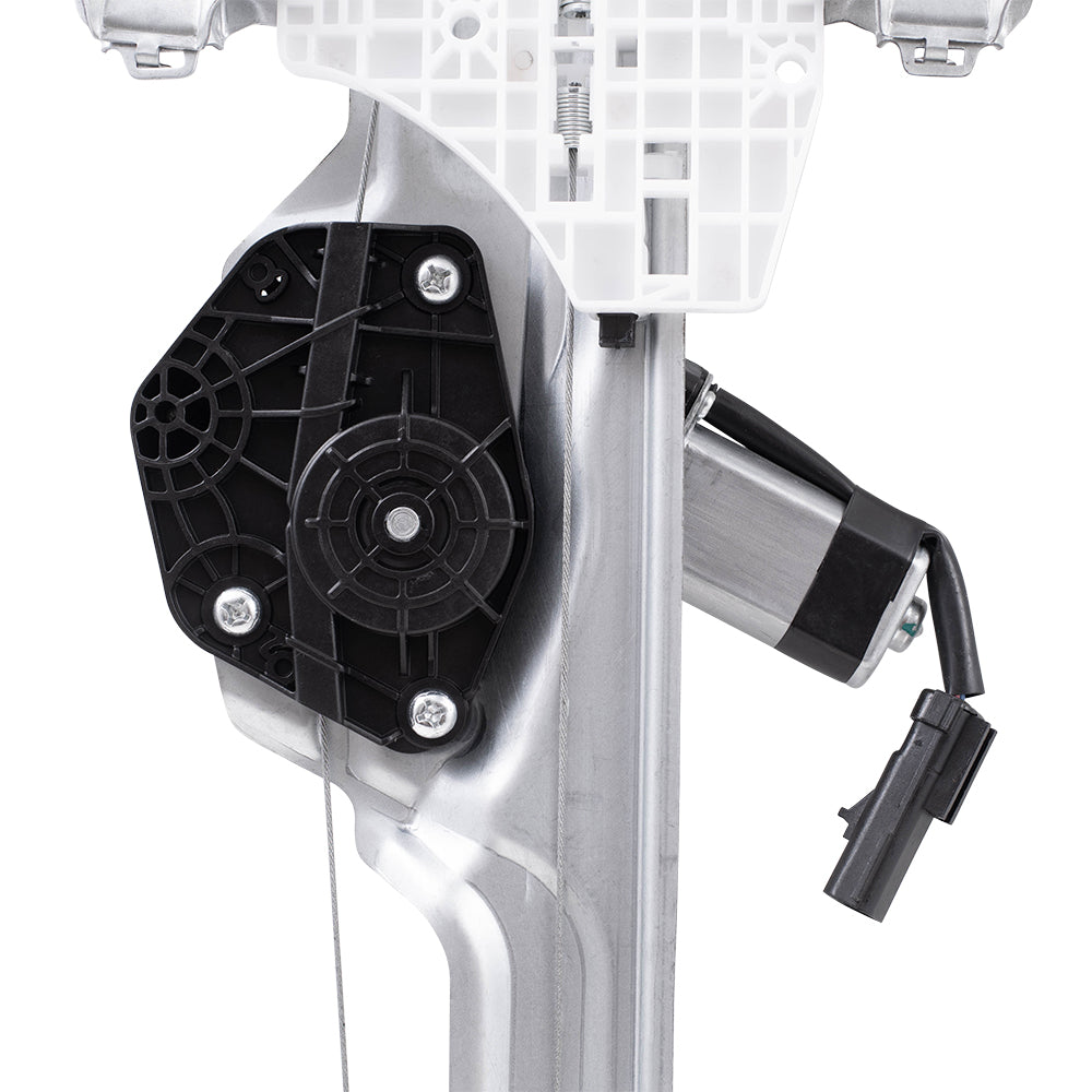 Rear Driver Side Power Window Regulator with Motor Compatible with 14-20 GM Truck