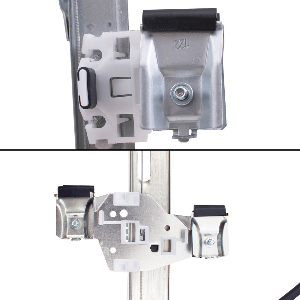 Driver Left Passenger Right Power Window Regulators with Motor 4 Piece Set Compatible with 2003-2009 Humer H2