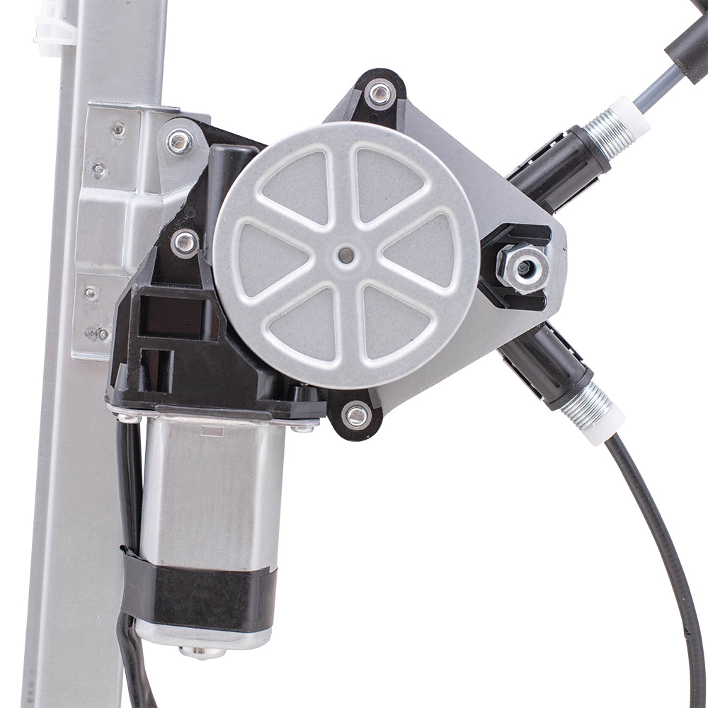 Front Driver Left Passenger Right Power Window Regulator with Motor Compatible with 2003-2009 Hummer H2