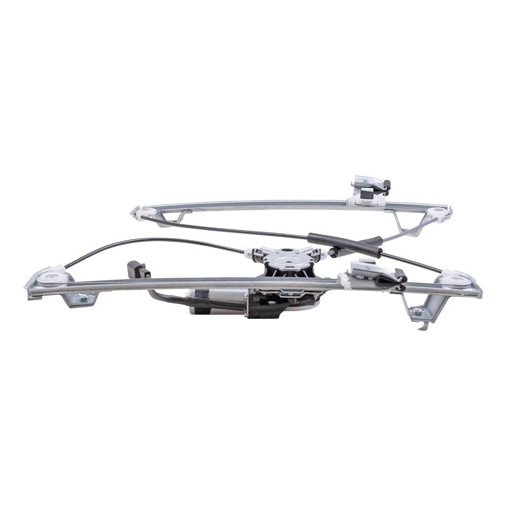 Front Driver Left Passenger Right Power Window Regulator with Motor Compatible with 2003-2009 Hummer H2