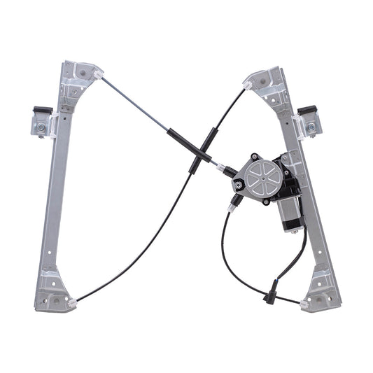 Front Driver Left Power Window Regulator with Motor Compatible with 2003-2009 Hummer H2