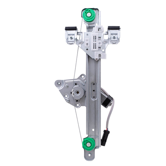 Driver Rear Power Window Regulator with Lift Motor Assembly Compatible with 2013-2016 SRX Performance Luxury Premium Base