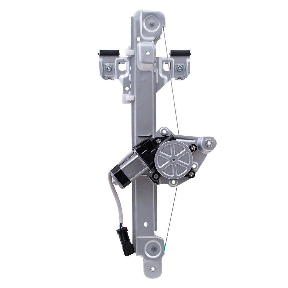 Driver Rear Power Window Regulator with Lift Motor Assembly Compatible with 2013-2016 SRX Performance Luxury Premium Base