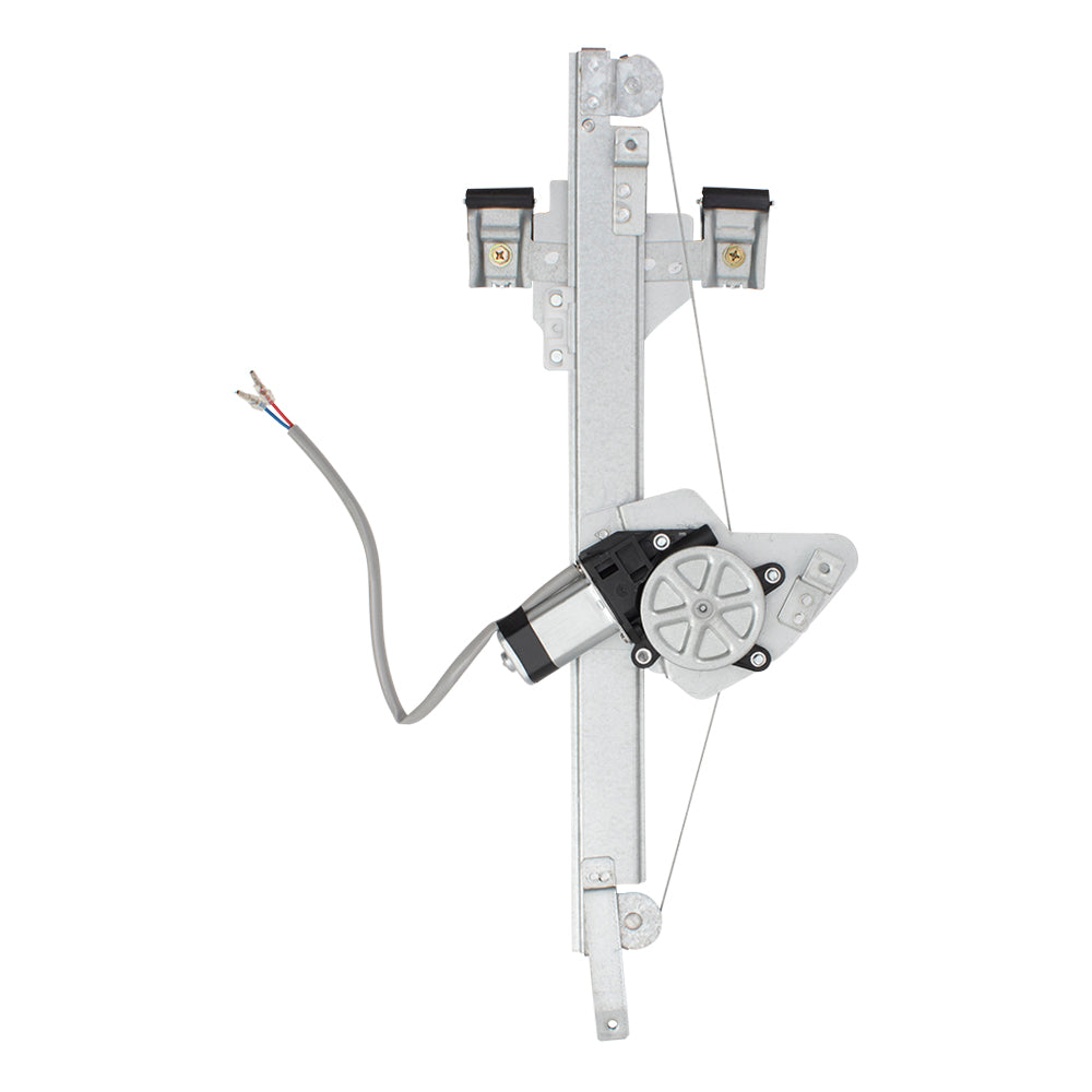 Driver Rear Power Window Regulator & Lift Motor Assembly Compatible with 2010-2011 Equinox Terrain 22803634